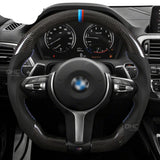 F30 Car Steering Wheels for bmw M Performance Sport F30 F20 F10 M3 M4 M5 M6 Real Carbon Fiber Steering Wheel OHC MOTORS